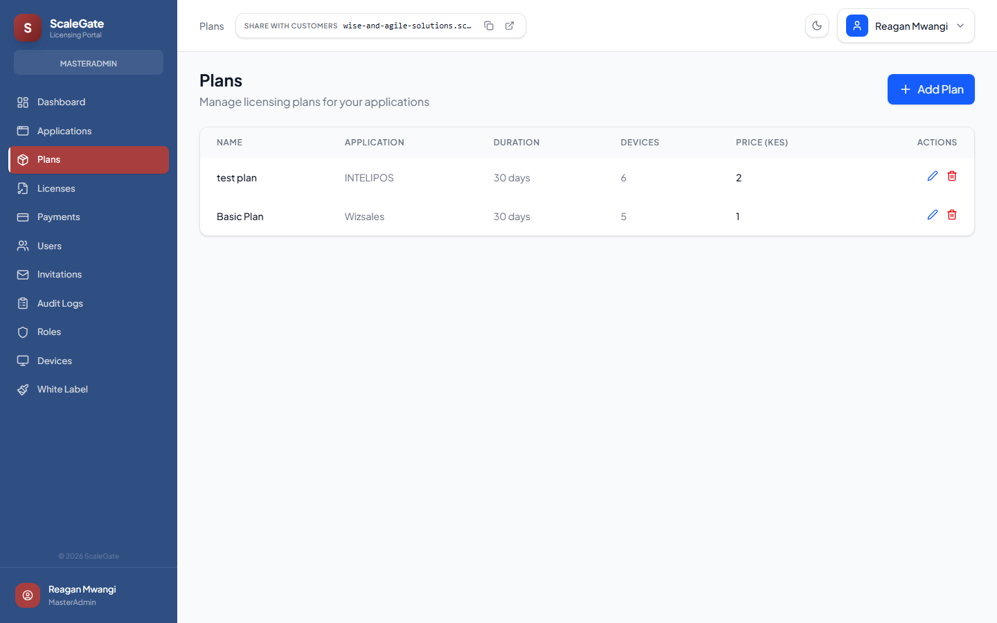 Pricing Plans