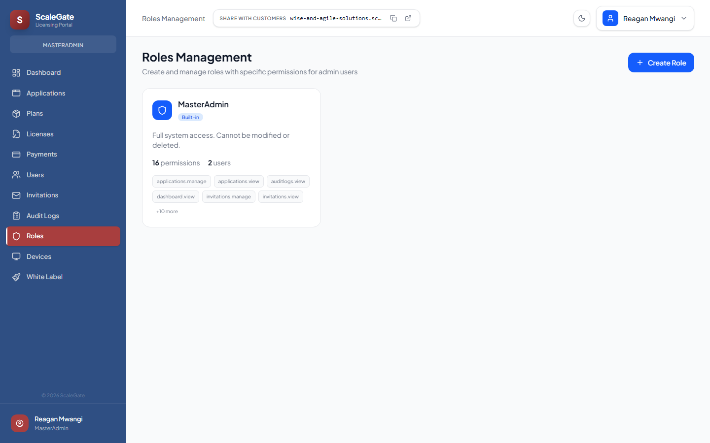 Roles Management